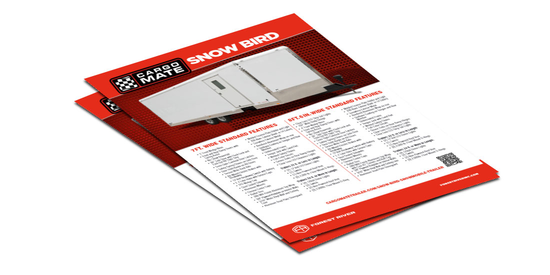 Snow Bird Snowmobile Trailer Brochure