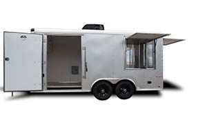 Concession Trailer with Serving Windows 